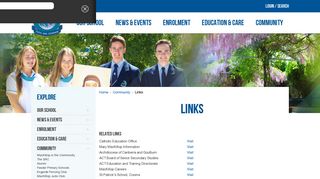 Links - St Mary MacKillop College