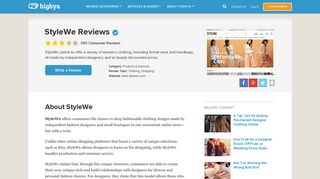 StyleWe Reviews - Is it a Scam or Legit? - HighYa