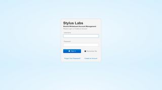 Shared Whiteboard Account Management - Stylus Labs