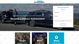Subaru Ambassador - Learn More