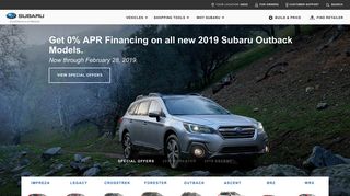 Subaru Cars, Sedans, SUVs | Subaru of America