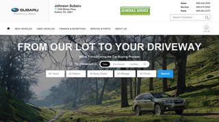 Johnson Subaru: New 2018-2019 & Used Subaru Dealer in DuBois ...