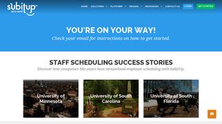 Create Account | SubItUp Staff Scheduling