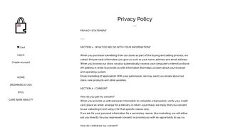 Privacy Policy – SubK Shop