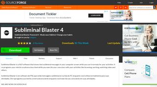 Subliminal Blaster 4 download | SourceForge.net