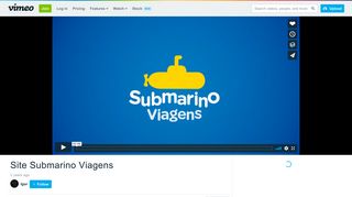 Site Submarino Viagens on Vimeo