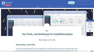 Your fresh, new Dashboard for simplified analysis - Customer Alliance