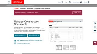 Primavera Submittal Exchange - Construction Document Management ...