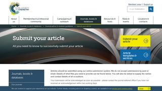 Submit your article - Royal Society of Chemistry