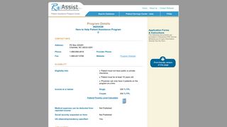 RxAssist - INDIVIOR - Here to Help Patient Assistance Program