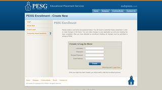 Professional Education Services Group, LLC - subpass.com - PESG