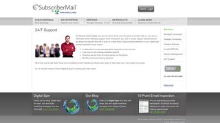 24/7 Support | SubscriberMail by Harland Clarke