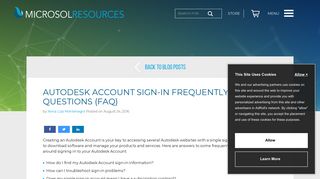 Autodesk Account Sign-In Frequently Asked Questions (FAQ ...