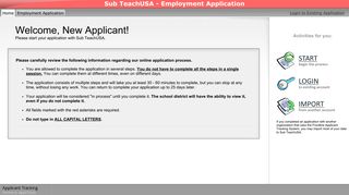 Sub TeachUSA - Employment Application - applitrack.com