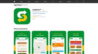 SUBWAY® on the App Store - iTunes - Apple