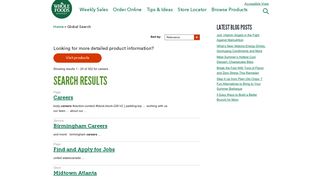 Careers - Global Search | Whole Foods Market
