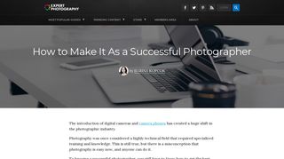 How To Become a Successful Photographer | Tips For Making It