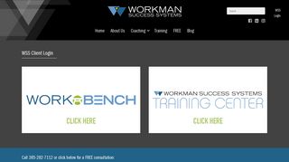 Login Page - Workman Success Systems