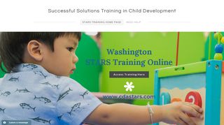 Successful Solutions Training in Child Development - STARS Training