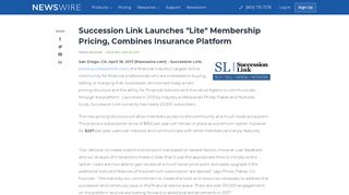 Succession Link Launches 