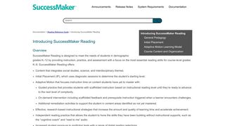 Introducing SuccessMaker Reading - help.pearsoncmg.com