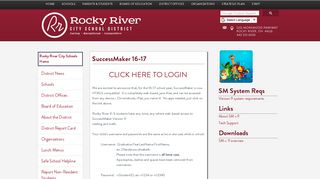 SuccessMaker at Home - Rocky River City Schools