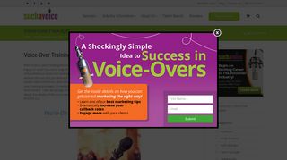 Demo Production and Voice-Over Training Packages | Such A Voice