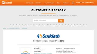 Business Software used by Suddath - FeaturedCustomers