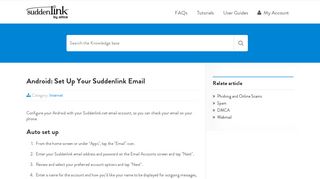 Android: Set Up Your Suddenlink Email | Help Desk