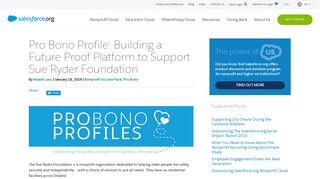 Pro Bono Profile: Building a Future Proof Platform to Support Sue ...