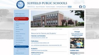 Suffield Public Schools: Parent / Student Resources