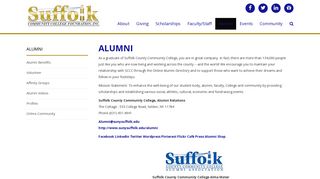 Alumni - Suffolk Community College Foundation