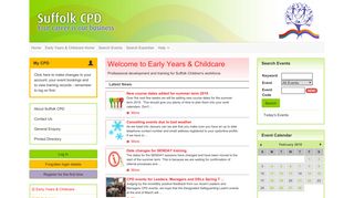 Suffolk Early Years & Childcare CPD Online