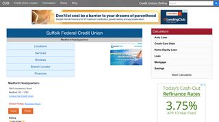 Suffolk Federal Credit Union - Medford, NY - Credit Unions Online