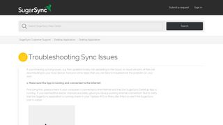 Troubleshooting Sync Issues – SugarSync Customer Support