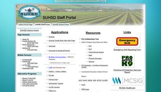 SUHSD Staff Portal