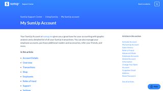 My SumUp Account – SumUp Support Center