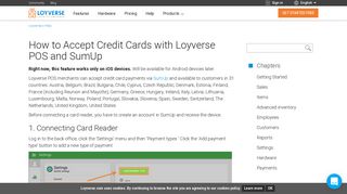 How to Accept Credit Cards with Loyverse POS and SumUp ...