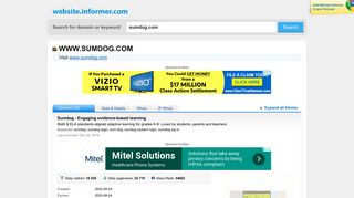 sumdog.com at WI. Sumdog - Engaging evidence-based learning