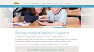 Sumdog Teacher Portal - Engaging adaptive learning