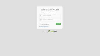 Sutra Services Pvt. Ltd. : Login - sumHR