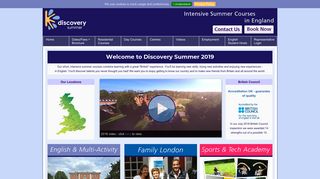 Discovery Summer | English language courses in UK | Juniors and ...