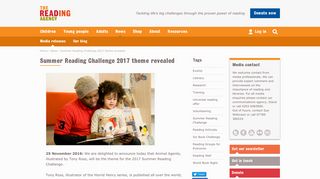 Summer Reading Challenge 2017 theme revealed | Reading Agency