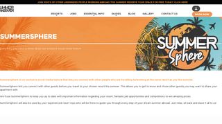 Summer Takeover Summersphere - Summer Work Abroad in Ibiza ...