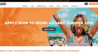 Jobs abroad 2019 - Summer Takeover leading working holidays ...