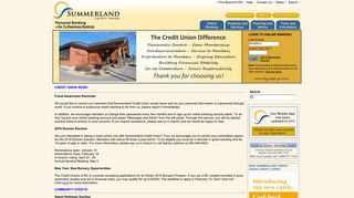 Summerland & District Credit Union - Personal Banking