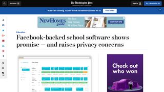 Facebook-backed school software shows promise — and raises ...