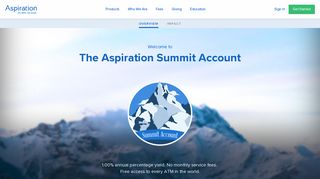 The Summit Account | Aspiration