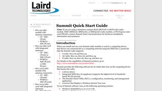 Summit Quick Start Guide