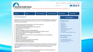 Summit Credit Union of NC – Home Banking 24